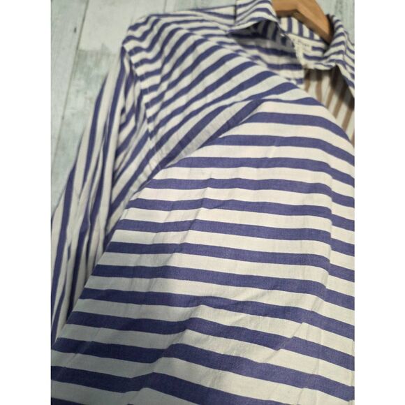 Apiece Apart Oversized Striped Preppy Blokecore Colorblock Button Down Sz. S - Picture 6 of 6